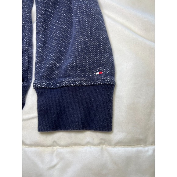 Tommy Hilfiger 1985 Boys Henley Sweatshirt 3 Button Collar Navy Blue LG 16/18 - Picture 6 of 10